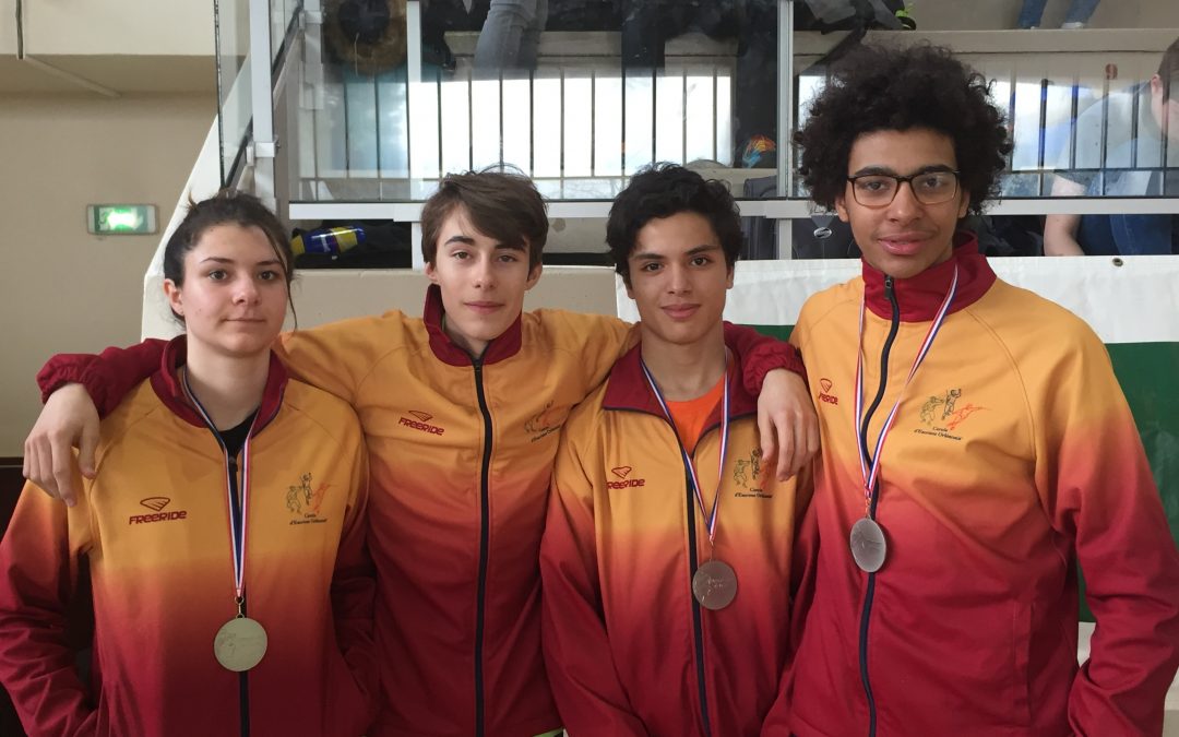 Les sabreurs du Lycée Charles Péguy Vice-Champions de France UNSS!